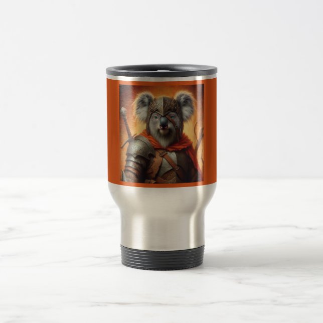 Caneca Térmica Guerreiro Koala Fantasy (Centro)
