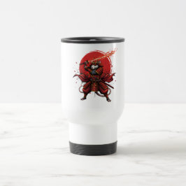 Caneca Térmica guerreiro Samurai Rat