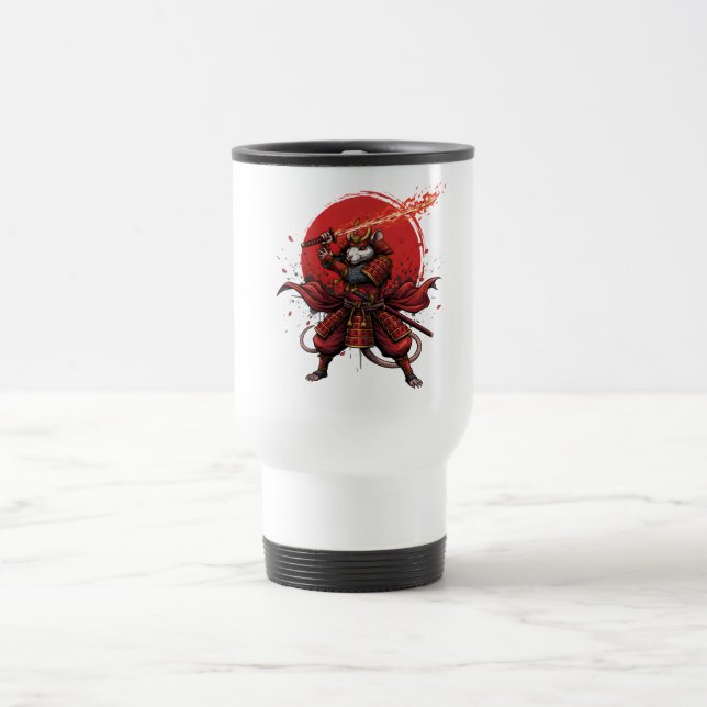 Caneca Térmica guerreiro Samurai Rat (Centro)