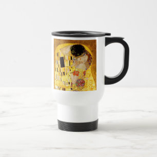 Caneca Térmica Gustav Klimt A Pintura Clássica Beija