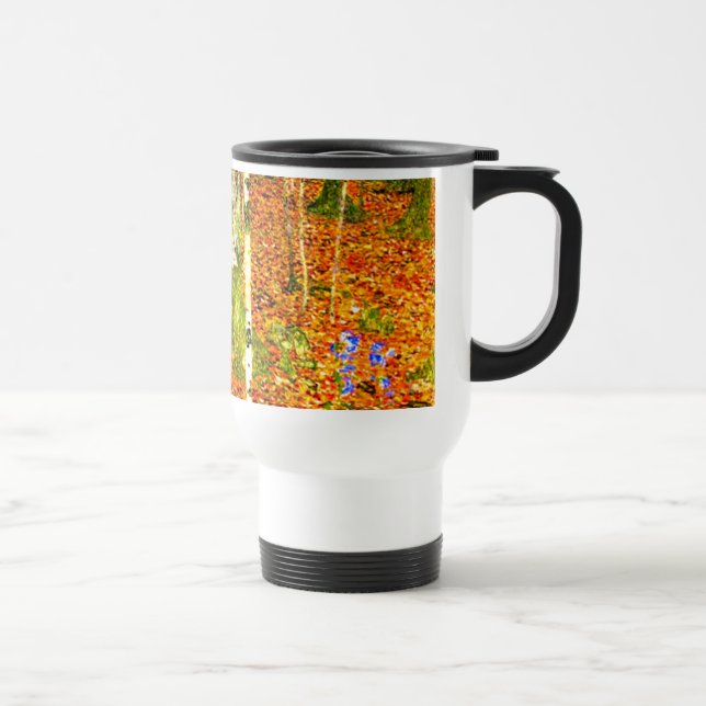 Caneca Térmica Gustav Klimt Birch Trees (Direita)