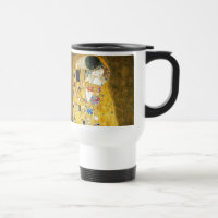 Gustav Klimt O Beijo Vintage Art Nouveau Painting
