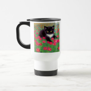 Caneca Térmica Gustav Klimt Tuxedo Cat
