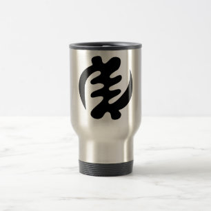 Caneca Térmica Gye Nyame Deus é Símbolo Adinkra Supremo