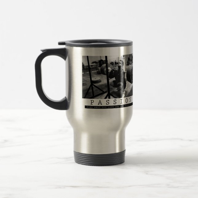 Caneca Térmica Gym Motivacional (Esquerda)
