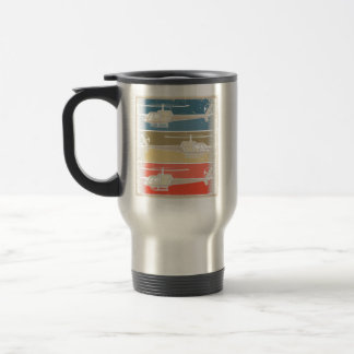 Caneca Térmica Gyrocopters - Aviação - Cores Retrovisuais