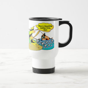 Caneca Térmica Há algo preferencialmente duvidoso aqui