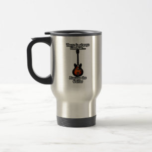 Caneca Térmica Há sempre tempo para tocar violão.