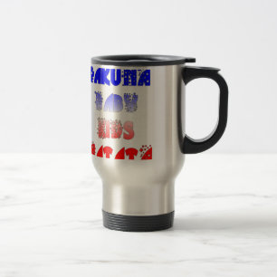 Caneca Térmica Hakuna Matata Bebê & Crianças: Design de Cores Fra