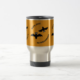 Caneca Térmica Halloween Bats Orange