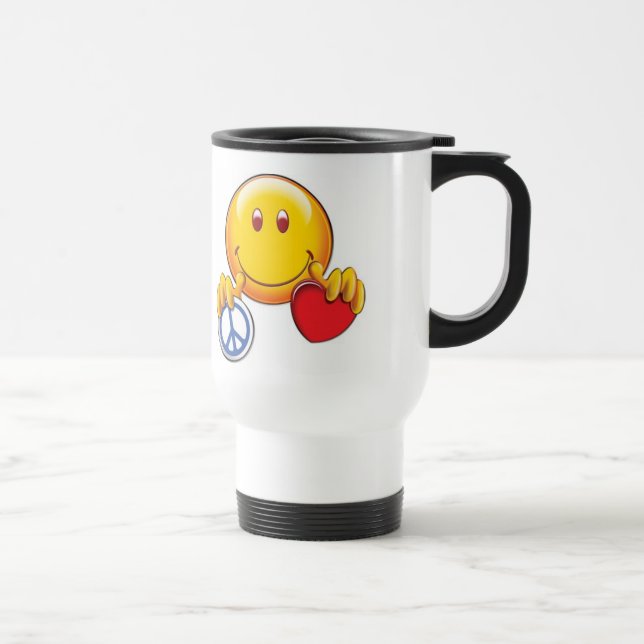 Caneca Térmica Happy Peace Gift Mug (Direita)