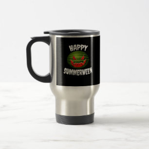 Caneca Térmica Happy Summerwin Retro Watermelon Jack O Lanterna