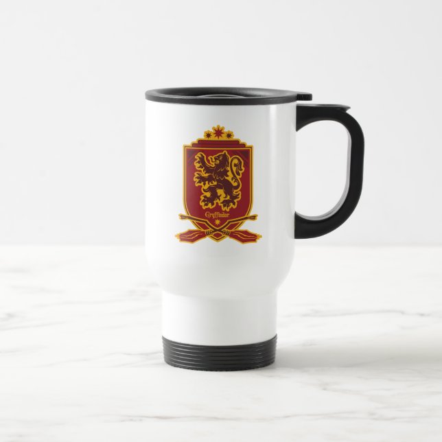 Caneca Térmica Harry Potter | Brasão QUIDDITCH™ da Gryffindor (Direita)