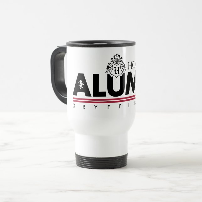 Caneca Térmica Harry Potter | HOGWARTS™ Alumni GRYFFINDOR™ (Frente Esquerda)