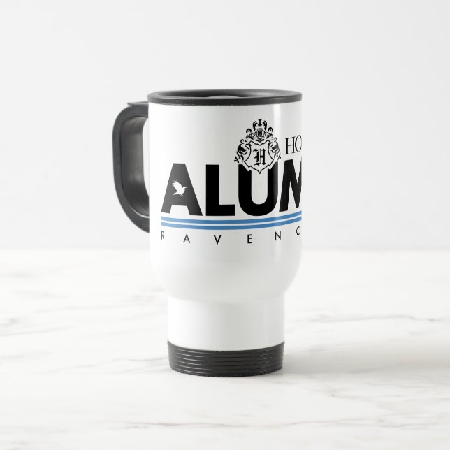 Caneca Térmica Harry Potter | HOGWARTS™ Alumni RAVENCLAW™ (Frente Esquerda)