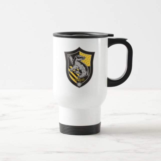 Caneca Térmica Harry Potter | Orgulho da Casa da Hufflepuff (Direita)