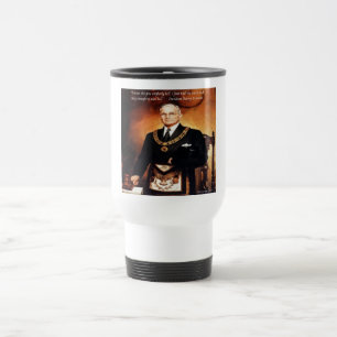 Caneca Térmica Harry Truman "Não deu a eles o inferno" citação