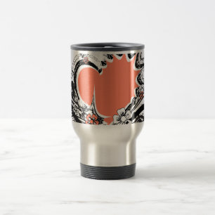 Caneca Térmica heart&flowers_mug