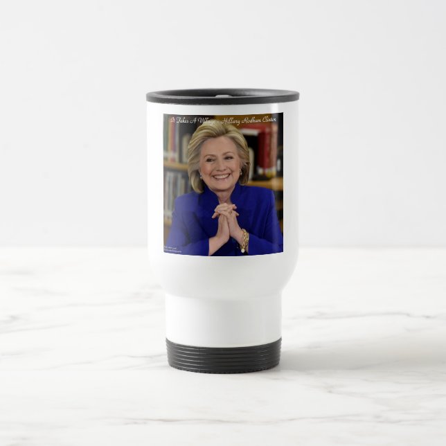 Caneca Térmica Hillary Clinton Presente de Uma Comunidade (Centro)
