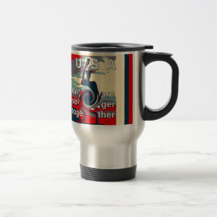 Caneca Térmica Hillary USA somos mais fortes juntos