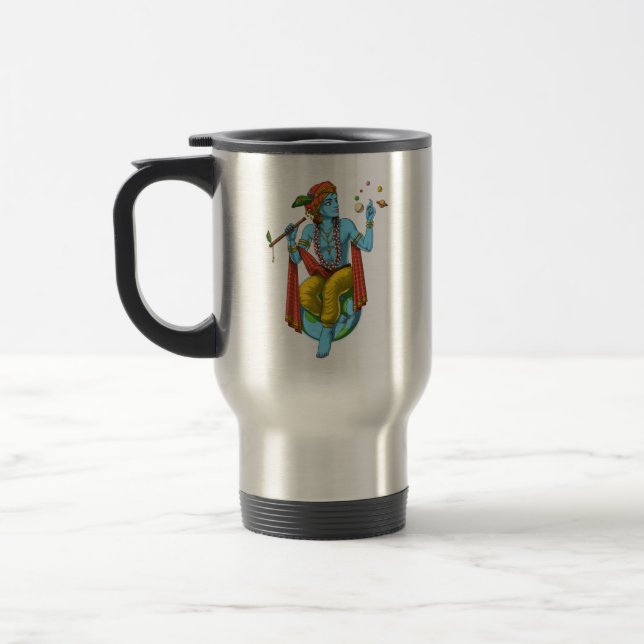 Caneca Térmica Hinduísmo Lord Krishna (Esquerda)