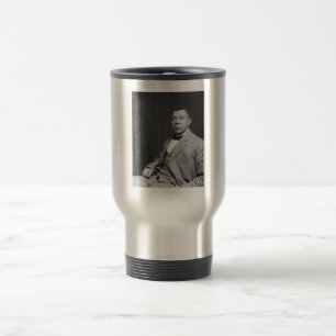 Caneca Térmica História Negra: Booker T Washington, Direitos Civi