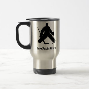 Caneca Térmica Hockey Goalie Zero Pucks Dado