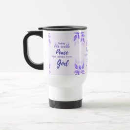 Caneca Térmica Hoje escolherei a paz que vem de Deus