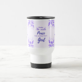 Caneca Térmica Hoje escolherei a paz que vem de Deus