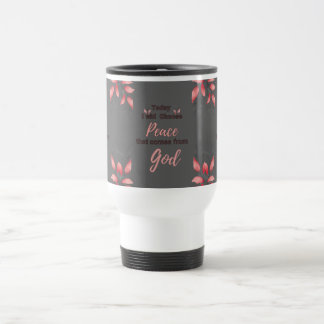 Caneca Térmica Hoje escolherei a paz que vem de Deus