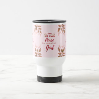 Caneca Térmica Hoje escolherei a paz que vem de Deus