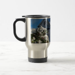 Caneca Térmica Holly Berries em neve - Martha's Vineyard