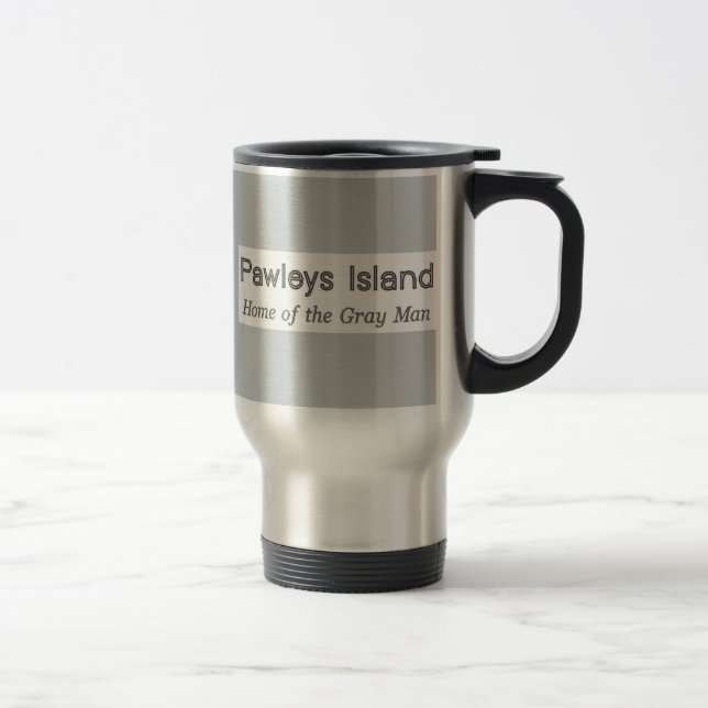 Caneca Térmica Homem-Cinza da Ilha Pawleys (Direita)