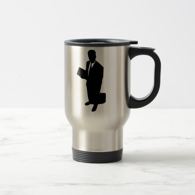 Caneca Térmica Homem de negócios (Direita)