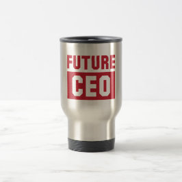Caneca Térmica Homem de negócios futuro do director geral do CEO