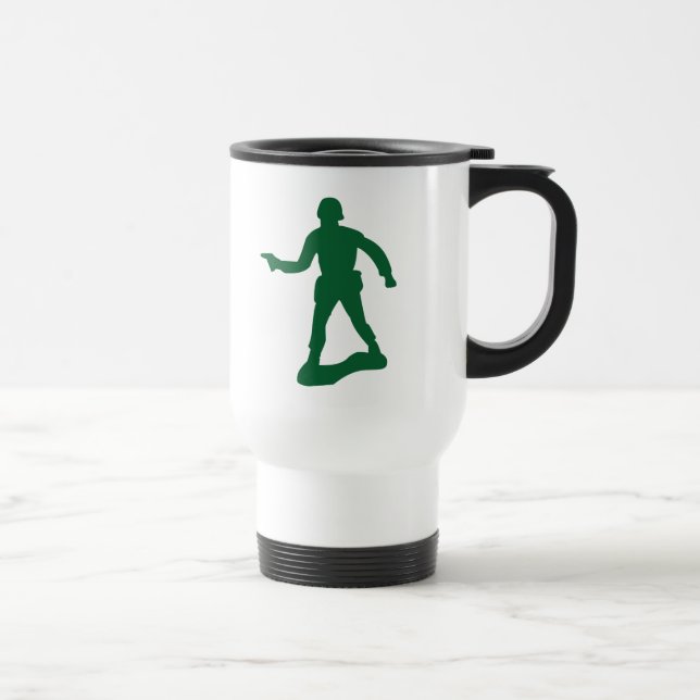 Caneca Térmica Homem do Exército Verde (Direita)