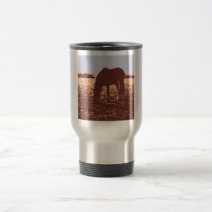 Caneca Térmica Horse Grazing Pop Art