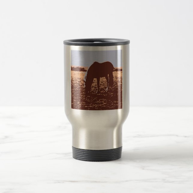 Caneca Térmica Horse Grazing Pop Art (Centro)