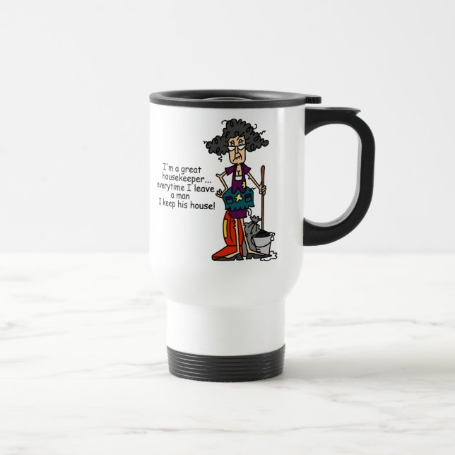Caneca Térmica Humor da empregada (Direita)