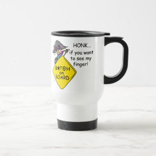 Caneca Térmica Humor da raiva da estrada