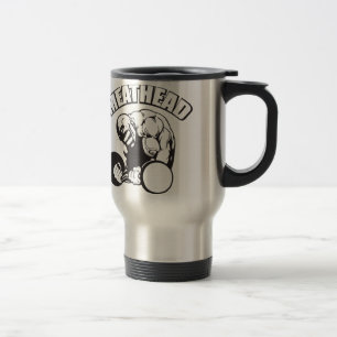 Caneca Térmica Humor de "construção do corpo" - CABEÇA DE CARNE