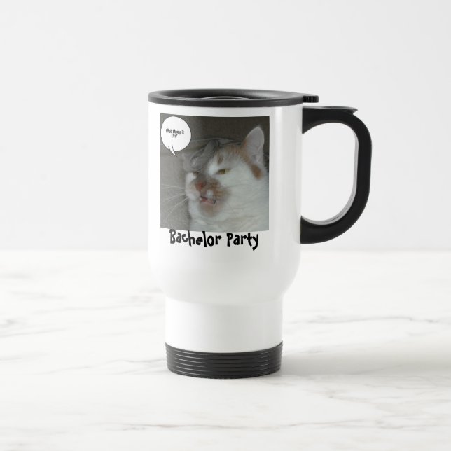 Caneca Térmica Humor de Despedida de Solteiro (Direita)