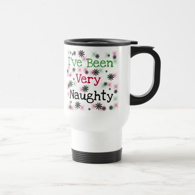 Caneca Térmica Humor de Natal muito travesso (Direita)