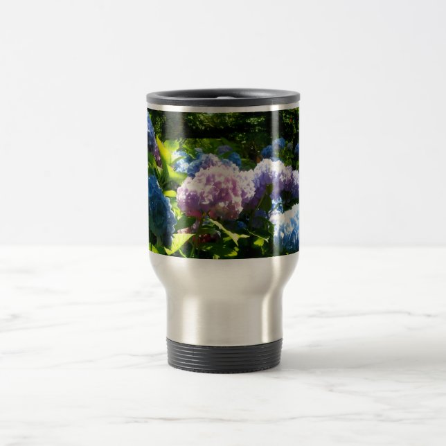 Caneca Térmica Hydrangea Flower Travel Mug (Centro)