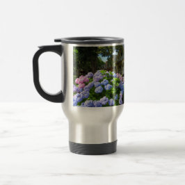Caneca Térmica Hydrangeas Azuis e Rosa - Vineyard de Martha
