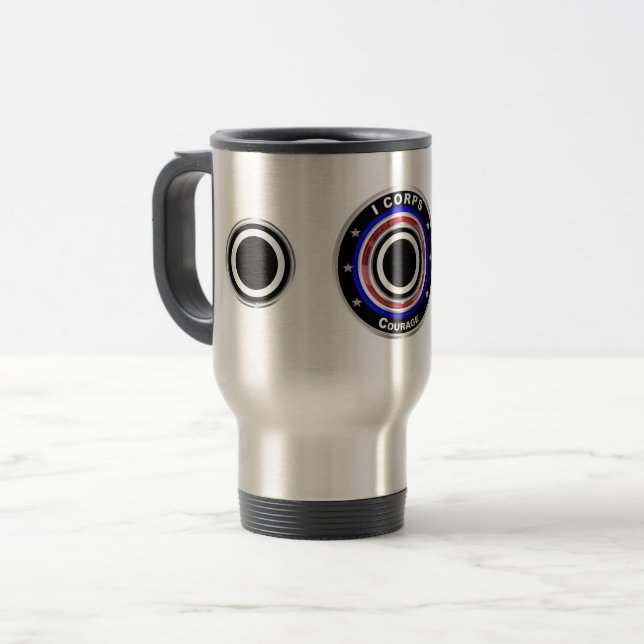 Caneca Térmica I Corps “Corpo da América”  (Frente Esquerda)
