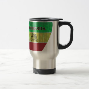 Caneca Térmica I Love Heart Etiópia: Flag Art Motif