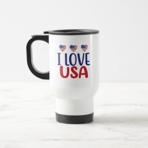 Caneca Térmica I Love You USA-65789