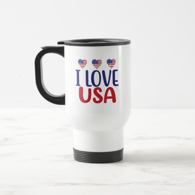 Caneca Térmica I Love You USA-65789 (Esquerda)