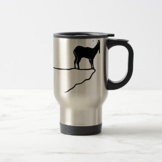 Caneca Térmica ibex capricorn mountain steinbock goat sheep climb